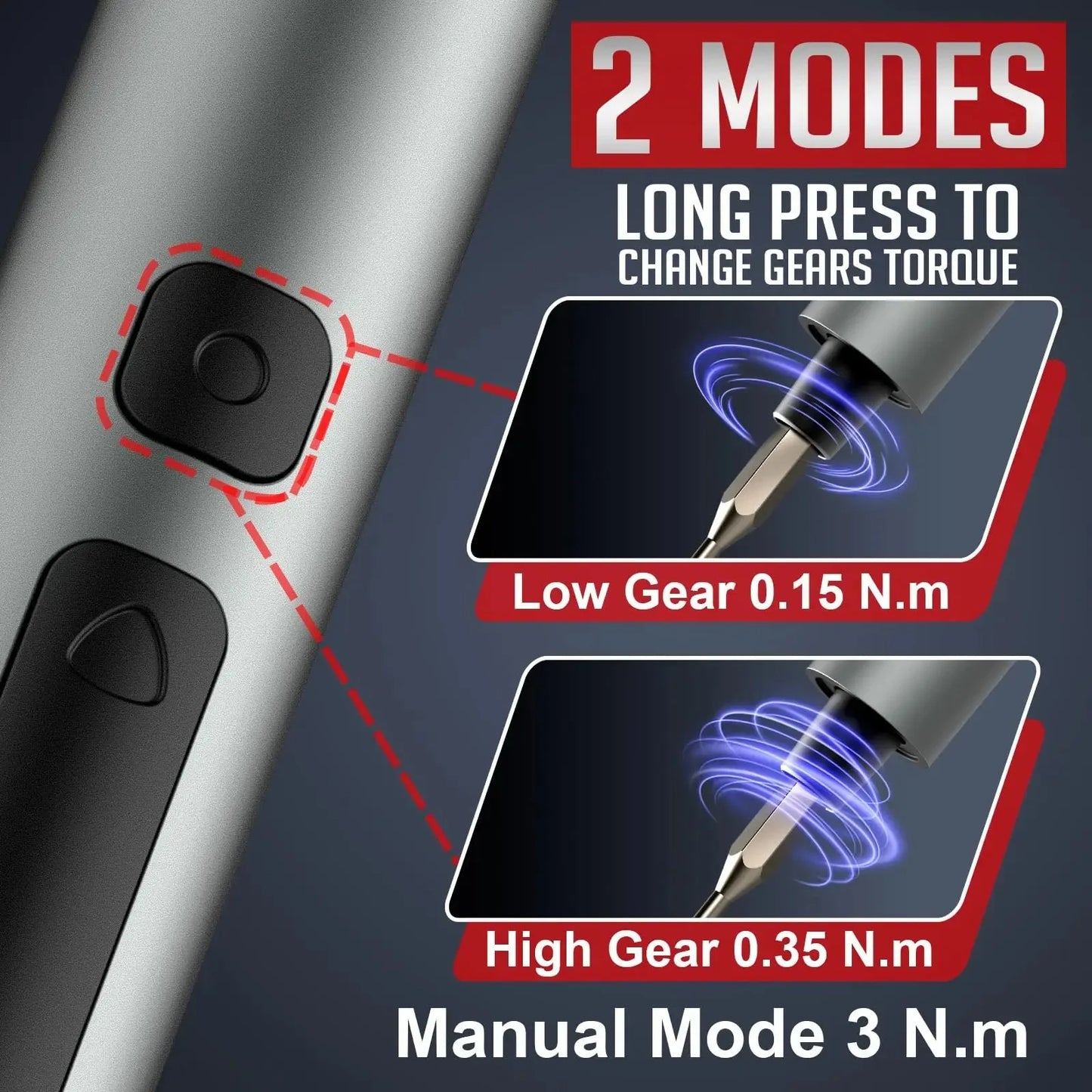75-in-1 Precision Electric Screwdriver Set with LED Lights & Magnetic Bits
