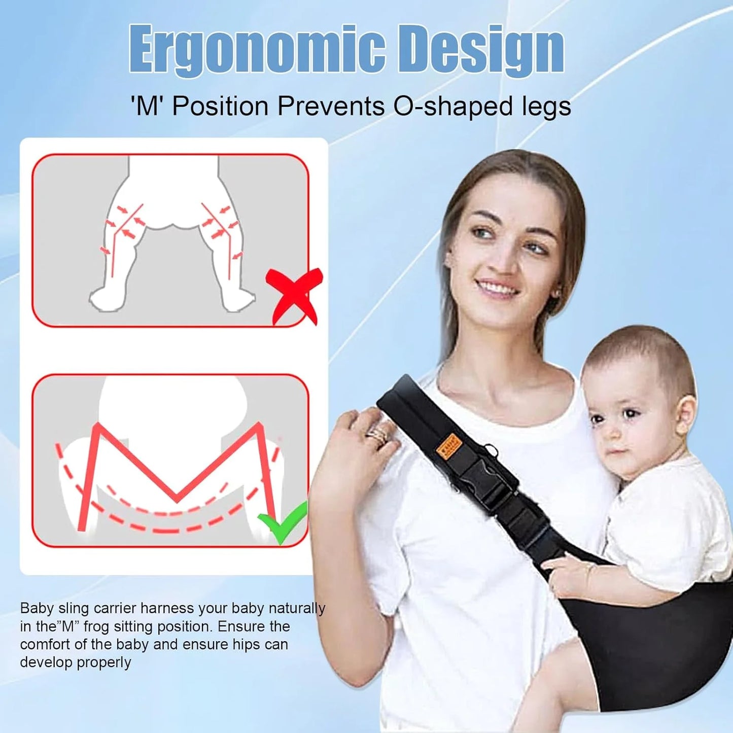Adjustable Baby Carrier Sling Wrap