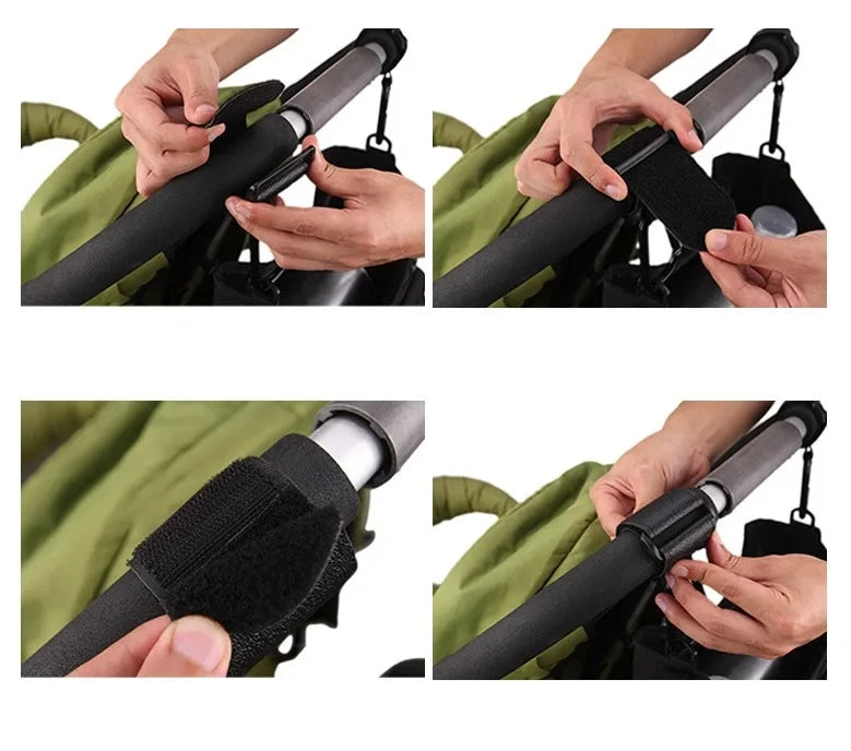 Leather Stroller Hooks
