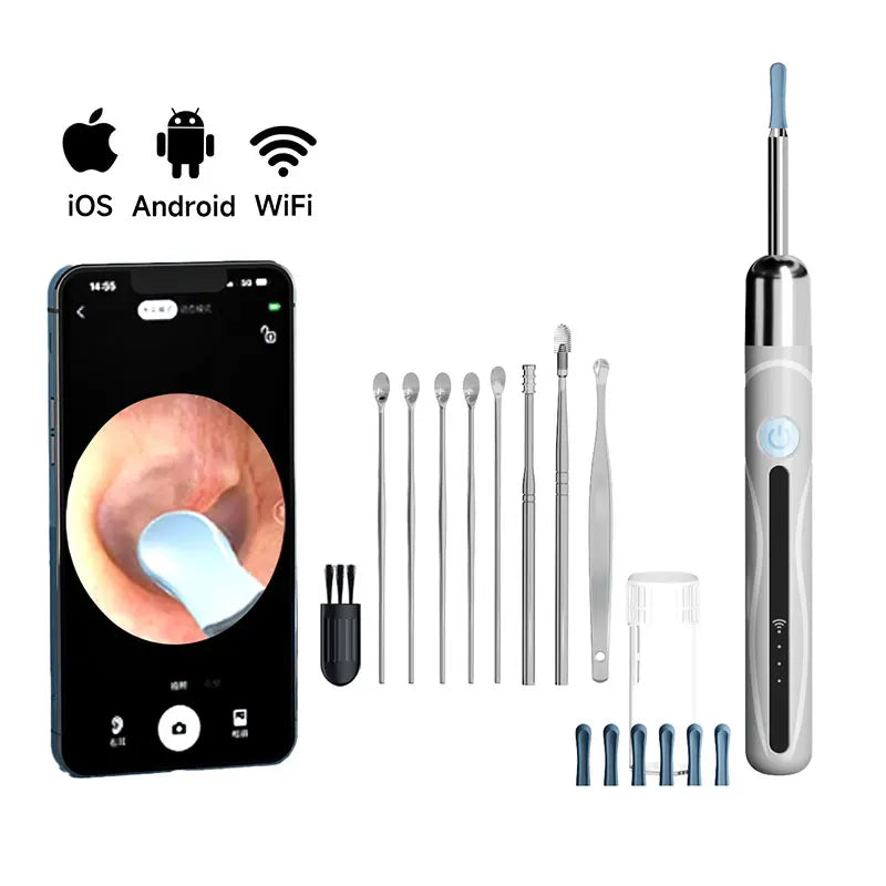 HD 1080P Visual Ear Cleaner with WiFi Camera