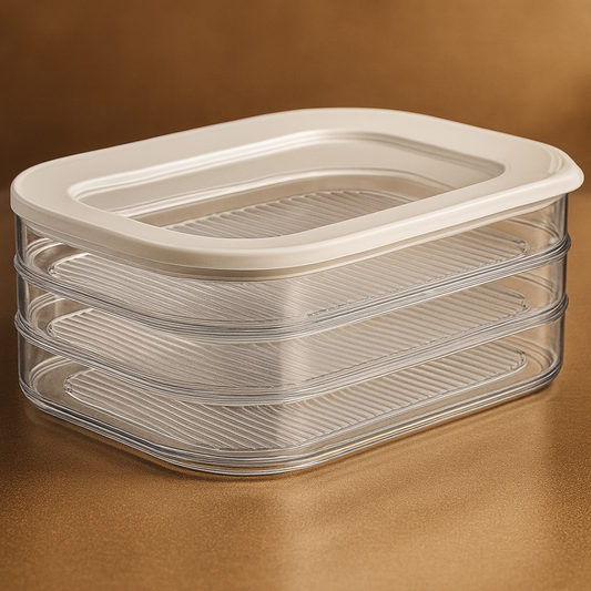 Stackable Meat & Food Storage Container with Lid