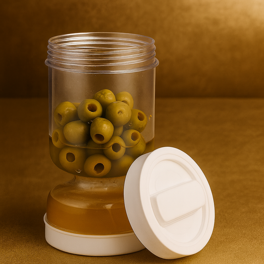 Olive & Pickle Strainer Jar