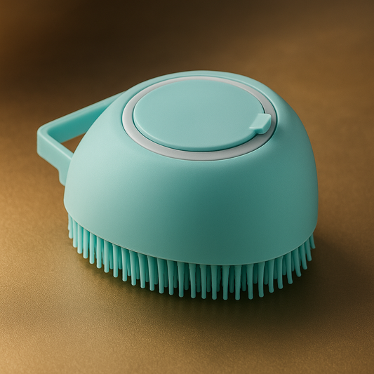 Silicone Pet Bath & Massage Gloves Brush