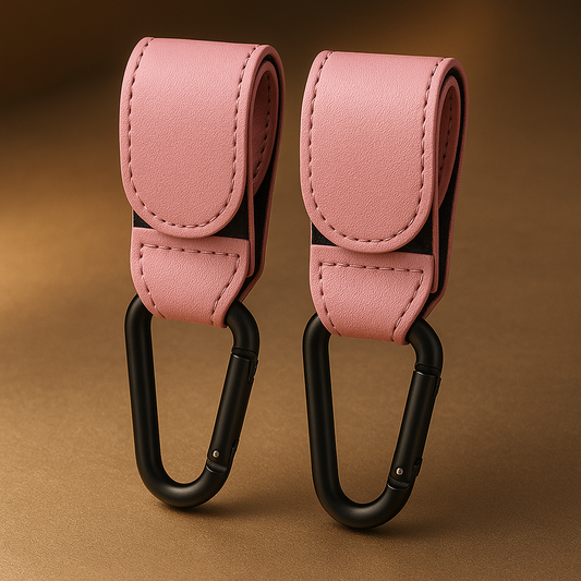 Leather Stroller Hooks