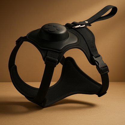 Dog Harness with Retractable Leash