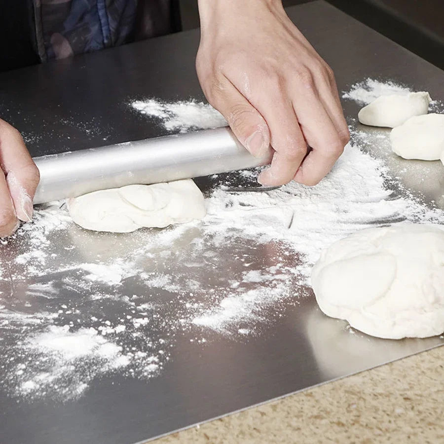 L-Shaped Folding Stainless Steel Cutting Board