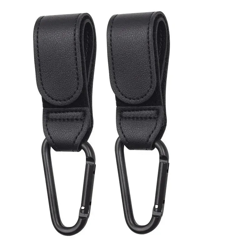 Leather Stroller Hooks