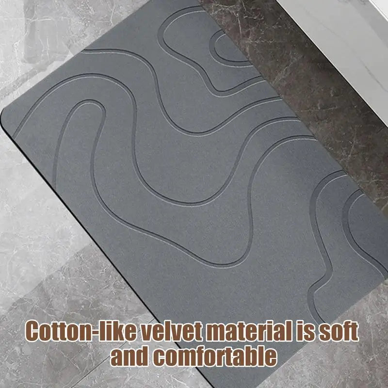 Quick-Dry Diatomite Stone Bath Mat