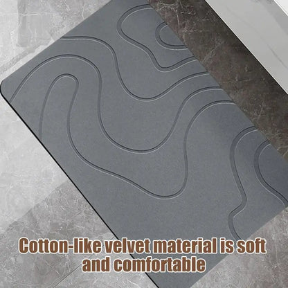Quick-Dry Diatomite Stone Bath Mat