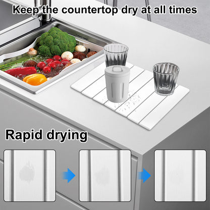 Foldable Stone Dish Drying Mat