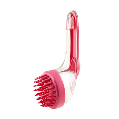 Pet Bath Brush with Shampoo Dispenser