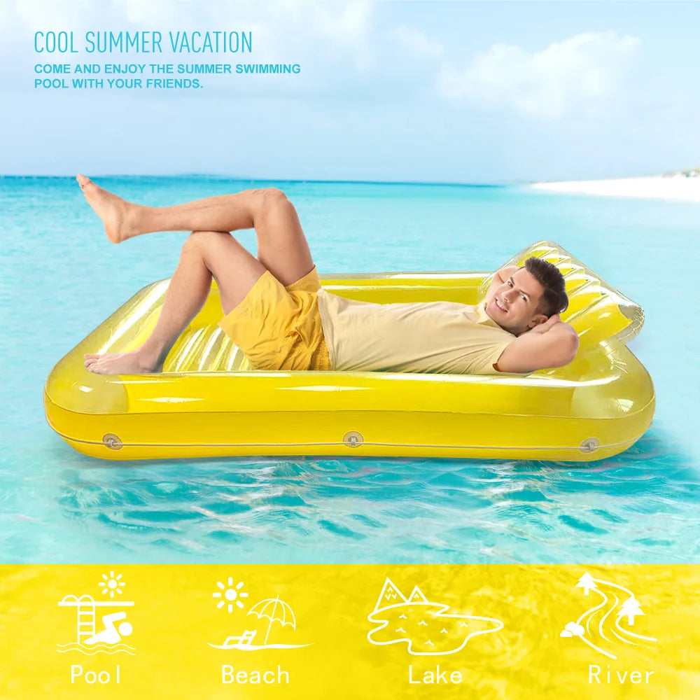 Inflatable Pool Sun Lounger