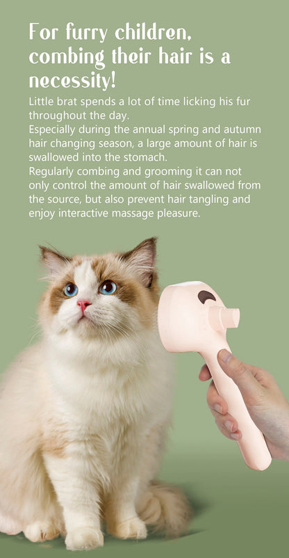 Dog Comb with Steam Spray
