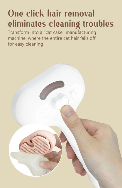Dog Comb with Steam Spray