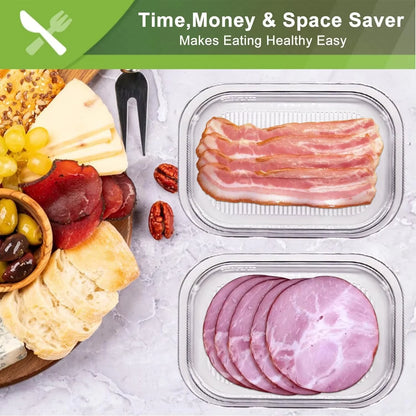 Stackable Meat & Food Storage Container with Lid