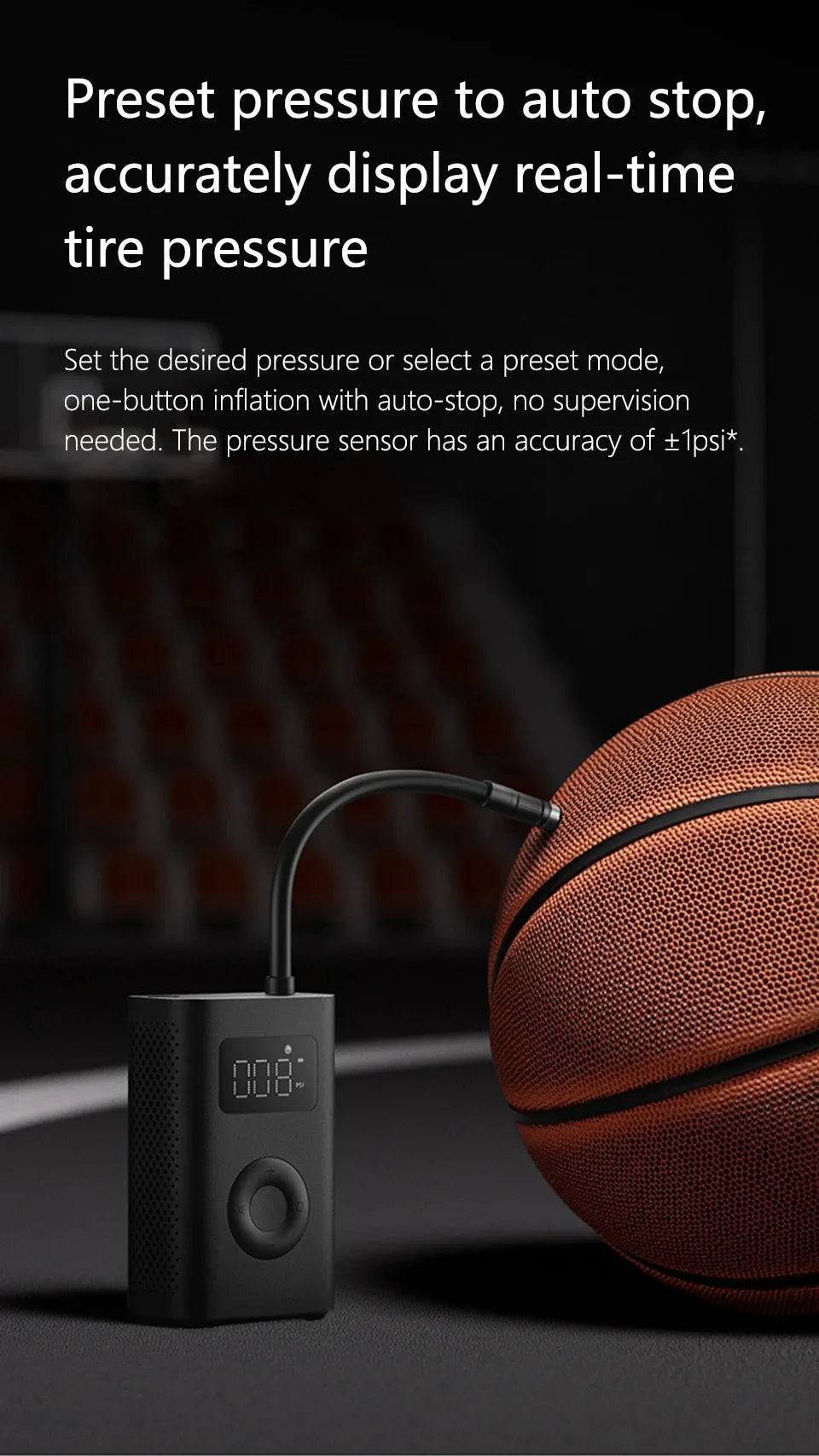 Xiaomi Mijia Portable Electric Air Pump 2D