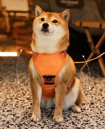 Dog Harness with Retractable Leash