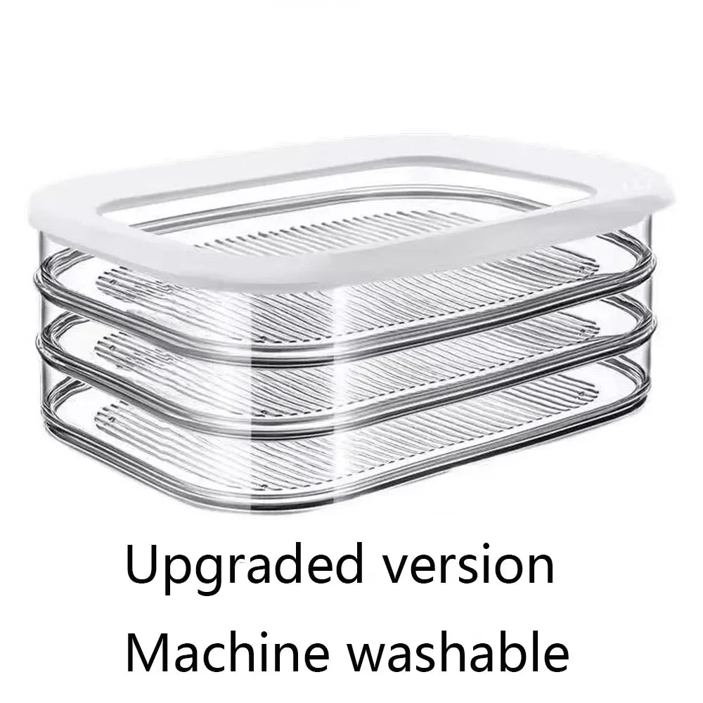 Stackable Meat & Food Storage Container with Lid