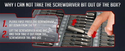 75-in-1 Precision Electric Screwdriver Set with LED Lights & Magnetic Bits