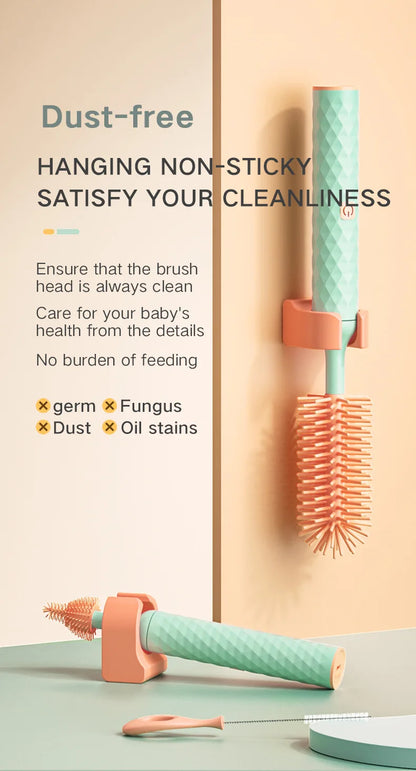 Electric Silicone Bottle Brush 360° Rotating