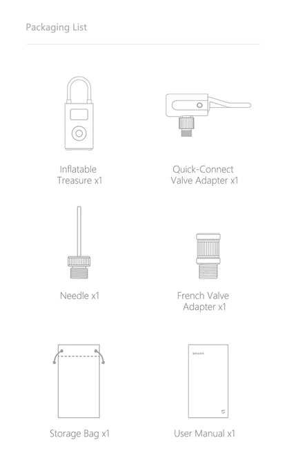 Xiaomi Mijia Portable Electric Air Pump 2D