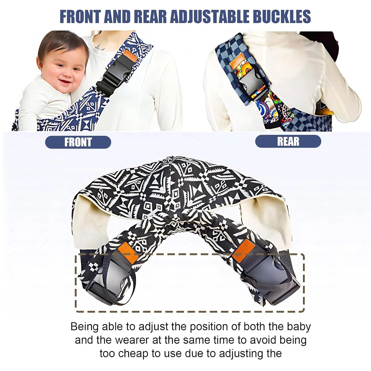 Adjustable Baby Carrier Sling Wrap