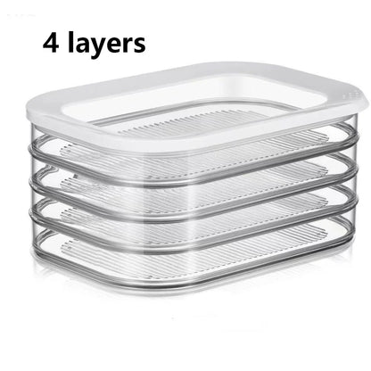 Stackable Meat & Food Storage Container with Lid