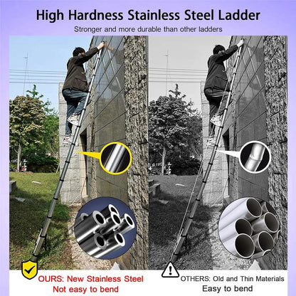 Heavy-Duty Telescopic Extension Ladder