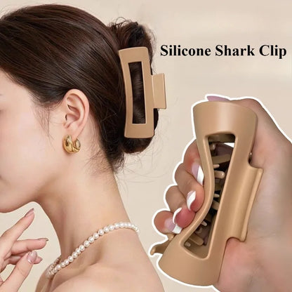 Soft Silicone Shark Hair Clip