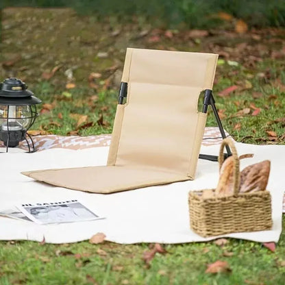 Lightweight Folding Camping & Beach Chair with Backrest Cushion