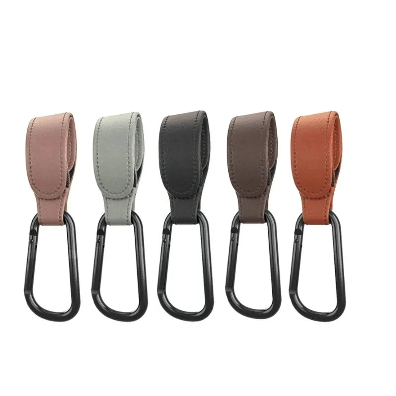 Leather Stroller Hooks