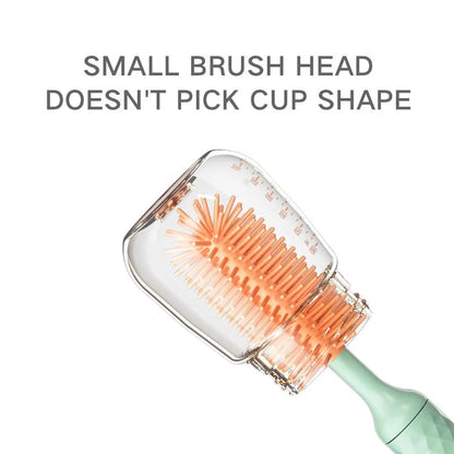 Electric Silicone Bottle Brush 360° Rotating