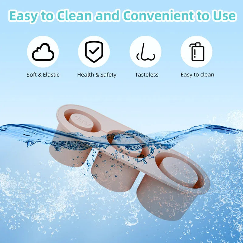 3-Grid Silicone Ice Cube Tray with Lid