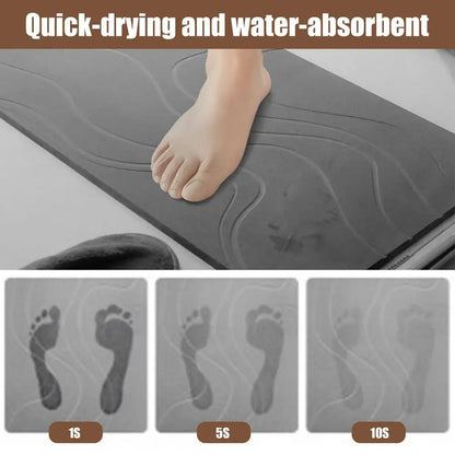 Quick-Dry Diatomite Stone Bath Mat