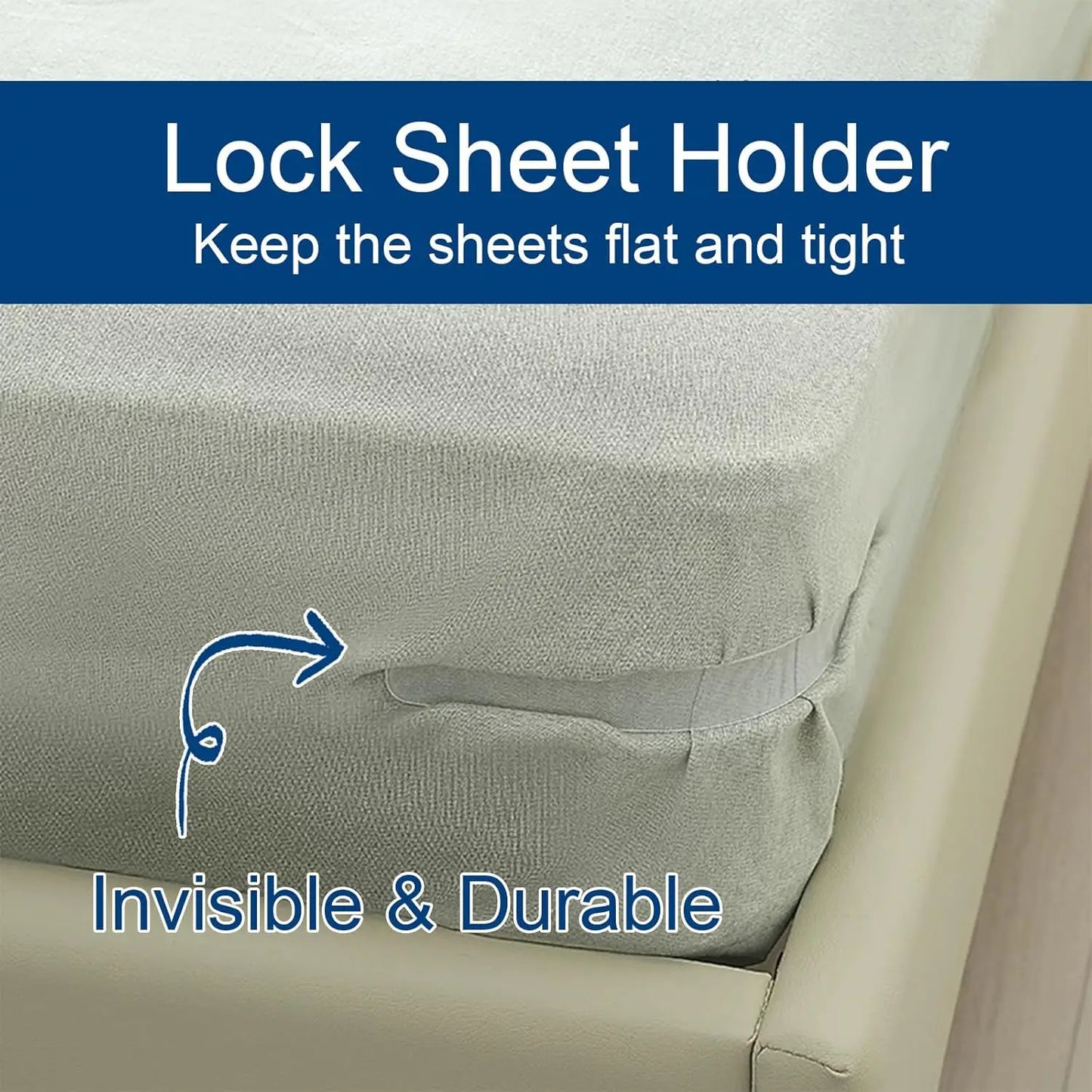 Universal Bedsheet Corner Tightener Clips