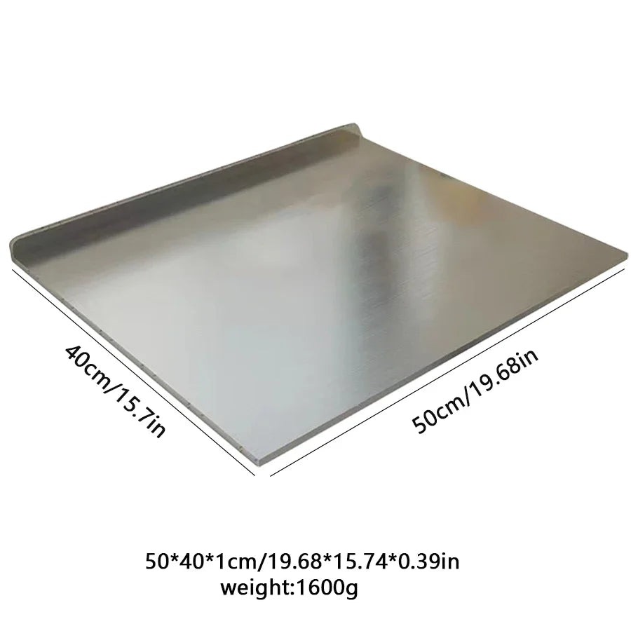 L-Shaped Folding Stainless Steel Cutting Board