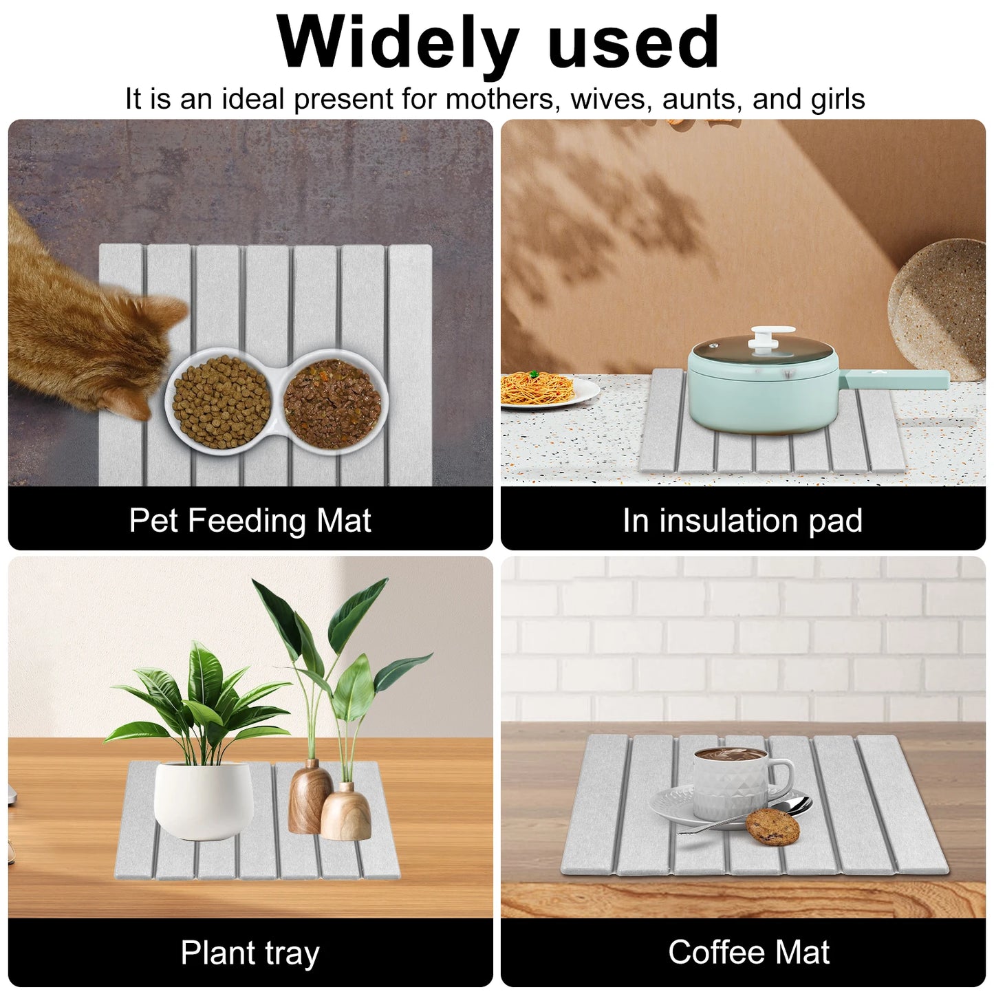 Foldable Stone Dish Drying Mat