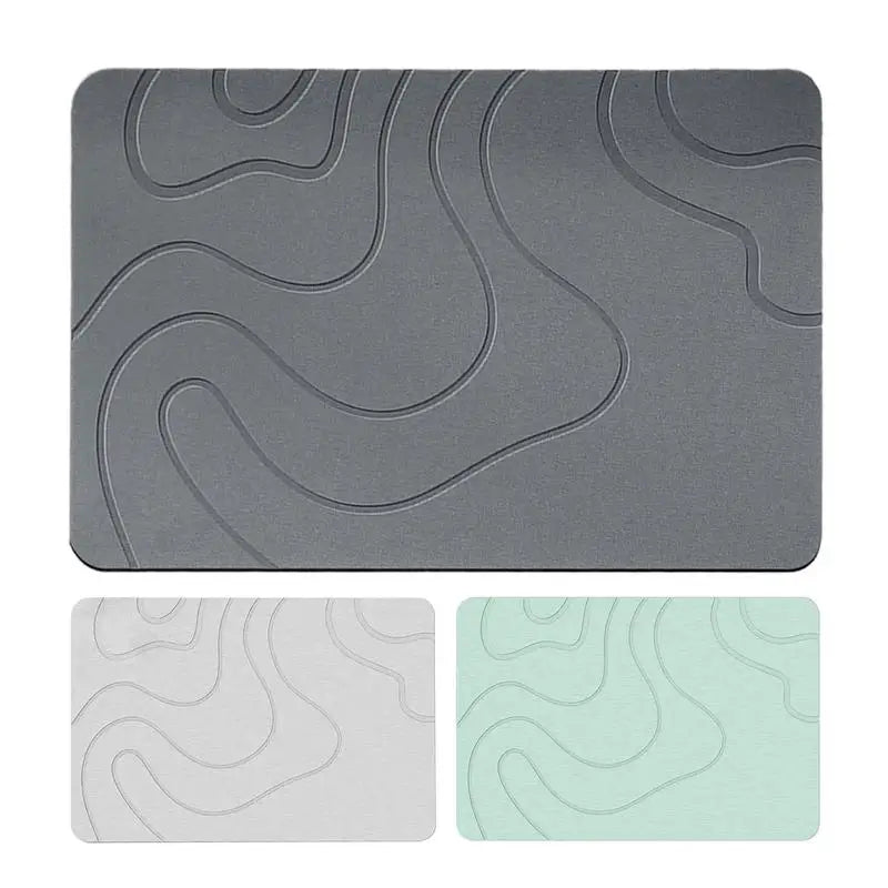 Quick-Dry Diatomite Stone Bath Mat