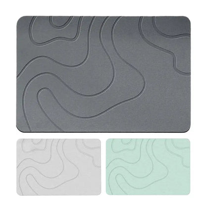 Quick-Dry Diatomite Stone Bath Mat