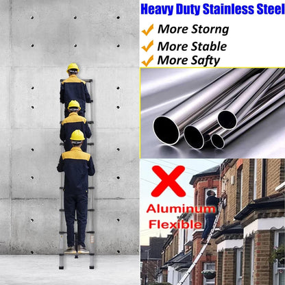 Heavy-Duty Telescopic Extension Ladder