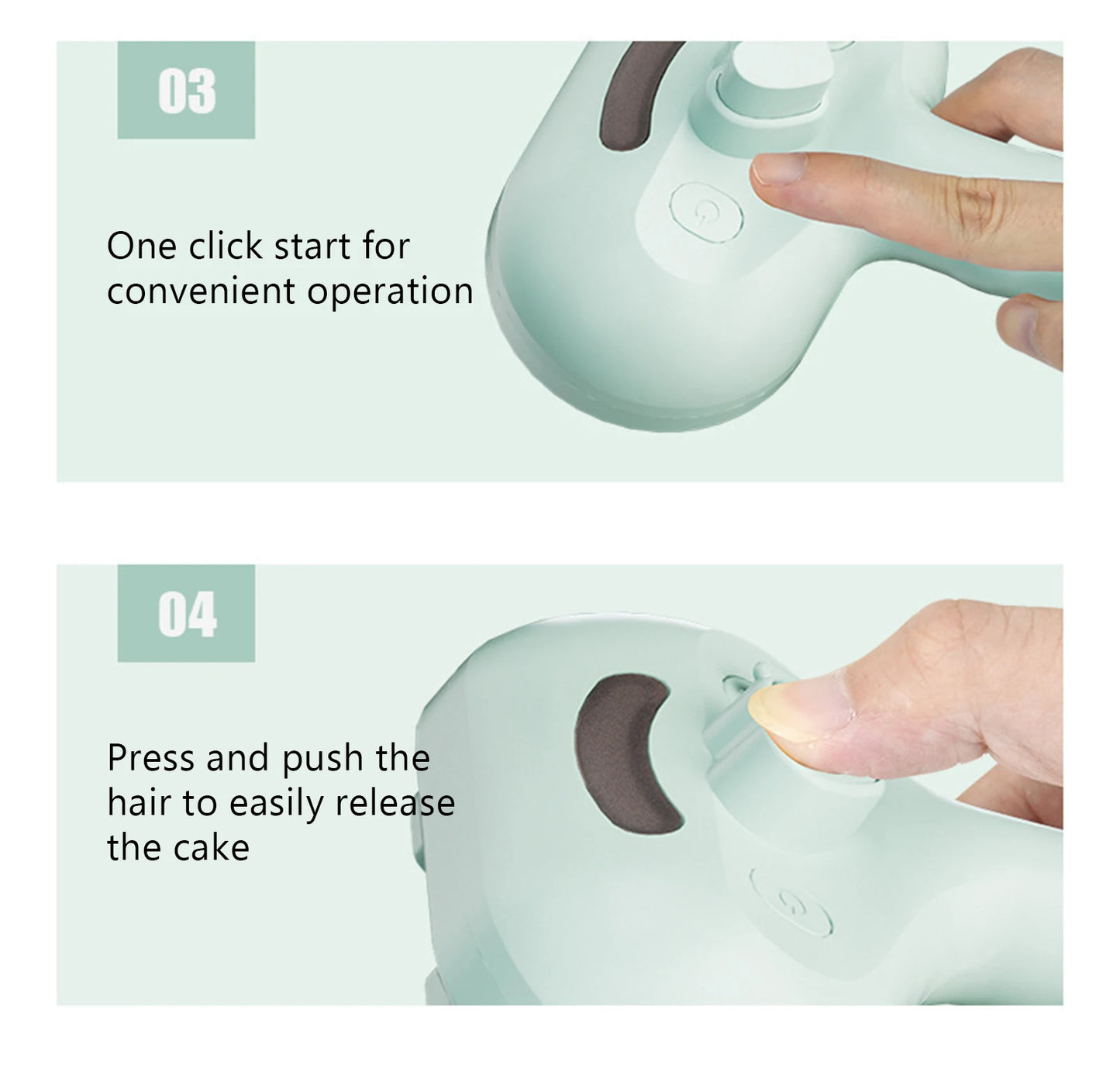 Dog Comb with Steam Spray