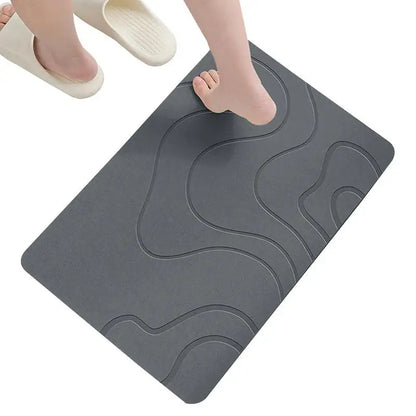 Quick-Dry Diatomite Stone Bath Mat