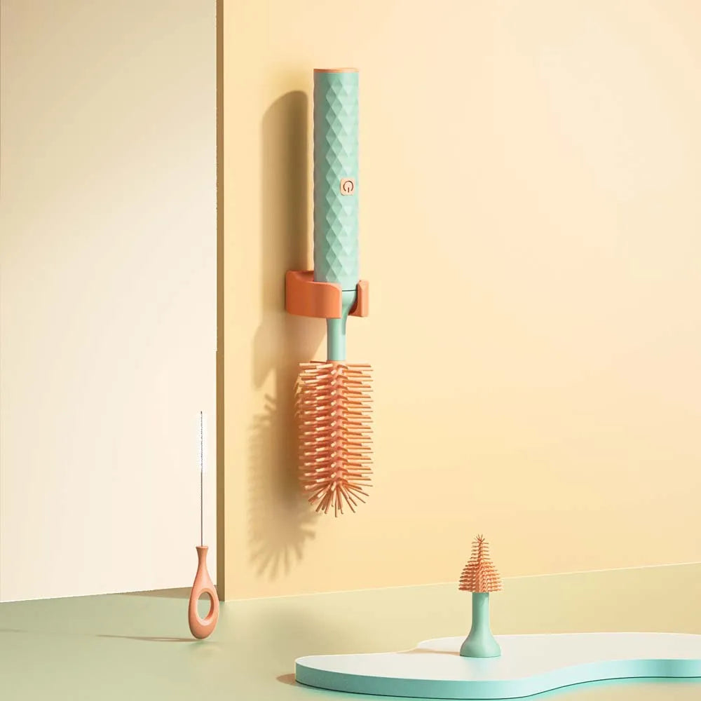 Electric Silicone Bottle Brush 360° Rotating