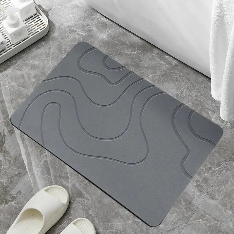 Quick-Dry Diatomite Stone Bath Mat