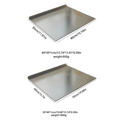 L-Shaped Folding Stainless Steel Cutting Board