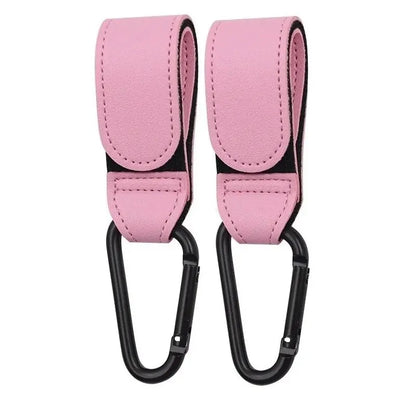 Leather Stroller Hooks