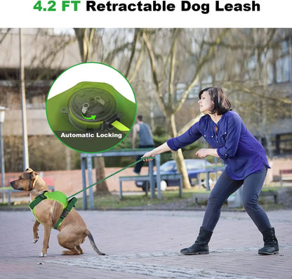 Dog Harness with Retractable Leash
