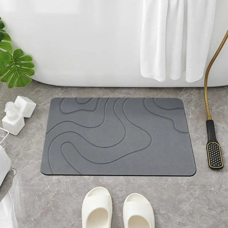 Quick-Dry Diatomite Stone Bath Mat