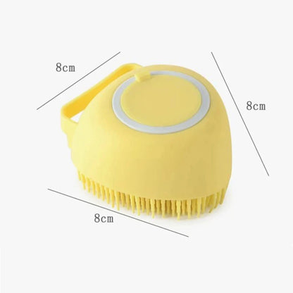 Silicone Pet Bath & Massage Gloves Brush
