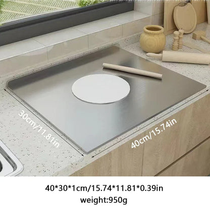 L-Shaped Folding Stainless Steel Cutting Board